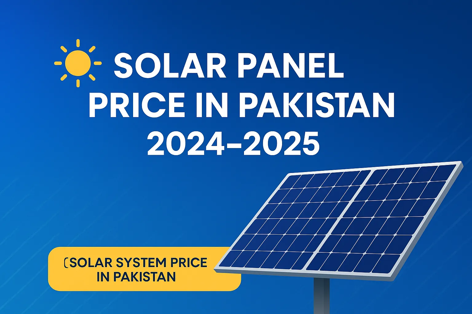 solar panel price in islamabad