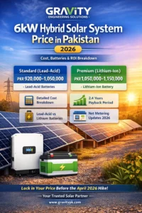 6kW Hybrid Solar System Price in Pakistan