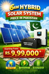 6kW Hybrid Solar System Price in Pakistan