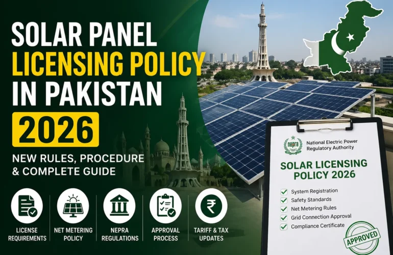 Solar Panel Licensing Policy in Pakistan 2026