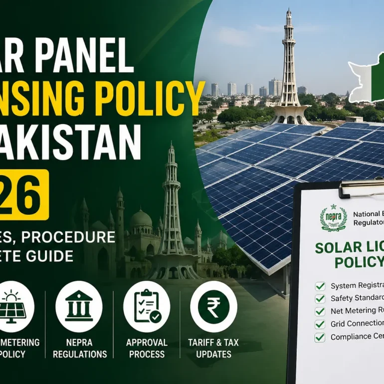 Solar Panel Licensing Policy in Pakistan 2026