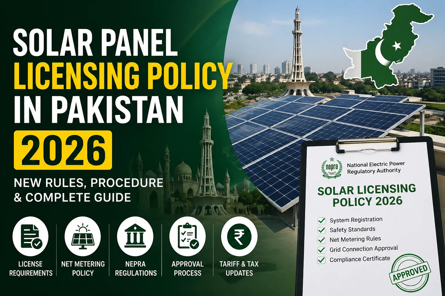 Solar Panel Licensing Policy in Pakistan 2026