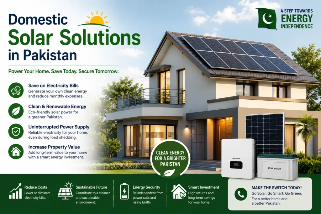 Domestic Solar Solutions in Pakistan