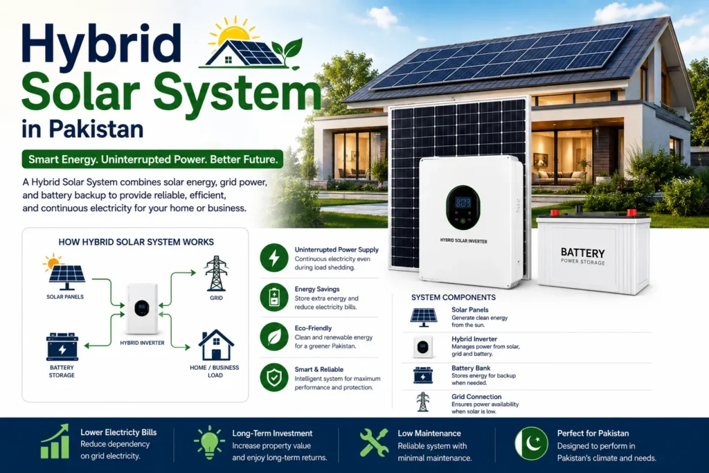 Hybrid Solar System Price in Pakistan